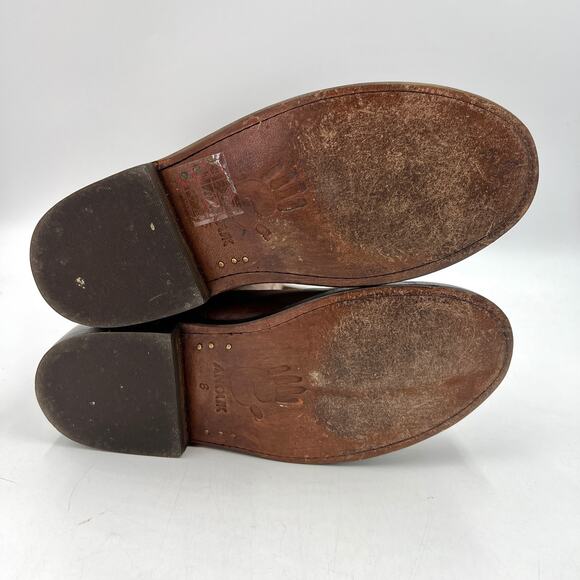 Anouk Riding Leather Knee High Boots Tassels Pirate Western - Picture 4 of 8